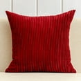 thumbnail image 1 of Aminojy Throw Pillows For Couch 20" X 20" Modern Contemporary Transitional Navy Blue Striped Polyester Throw Pillow ( 2 Count), 1 of 9