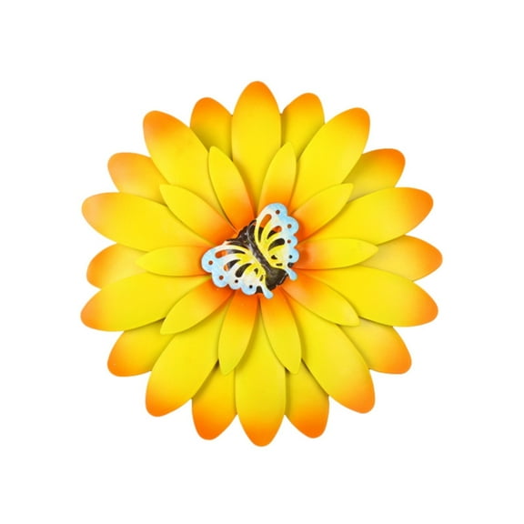 Aminojy Vintage 3D Sunflower Wall Art Metal Hanging Decor - Boho Home Decor for Living Room, Bedroom, Dining Room Indoor Outdoor Decorations