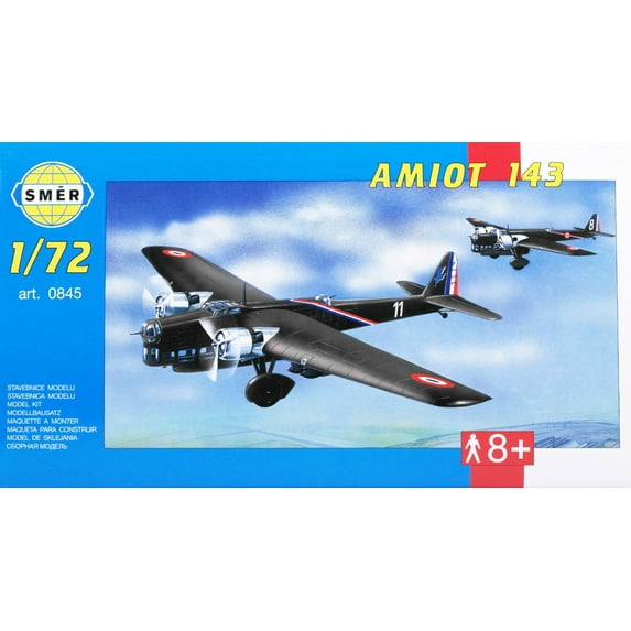 Amiot 143, WW2 French Bomber (1/72 model kit)