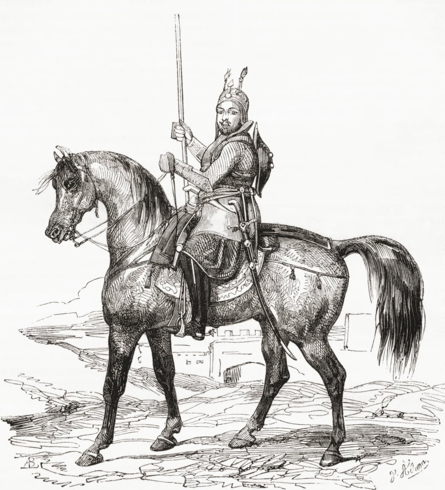 Amir Akbar Khan 1816 Canvas Art - Ken Welsh Design Pics (26 x 28)