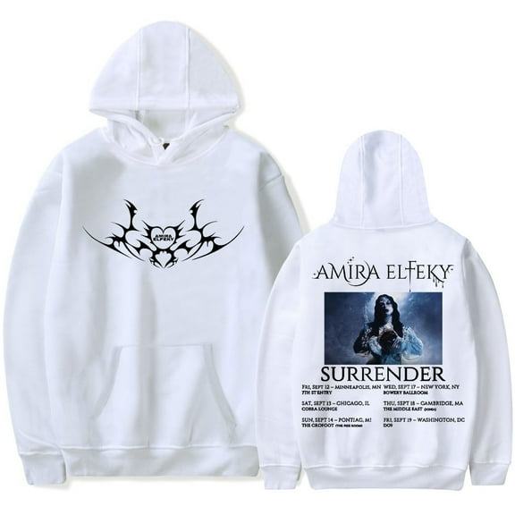 Amira Elfeky Surrender North America Tour Merch Unisex Fashion Long Sleeve Sweatshirts Stylish Hoodies