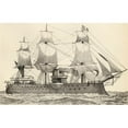 thumbnail image 1 of Amiral Duperre 11 100 Ton Battleship of French Navy Launched 1879 From the National Encyclopaedia Published by William M Poster Print - 18 x 11, 1 of 1