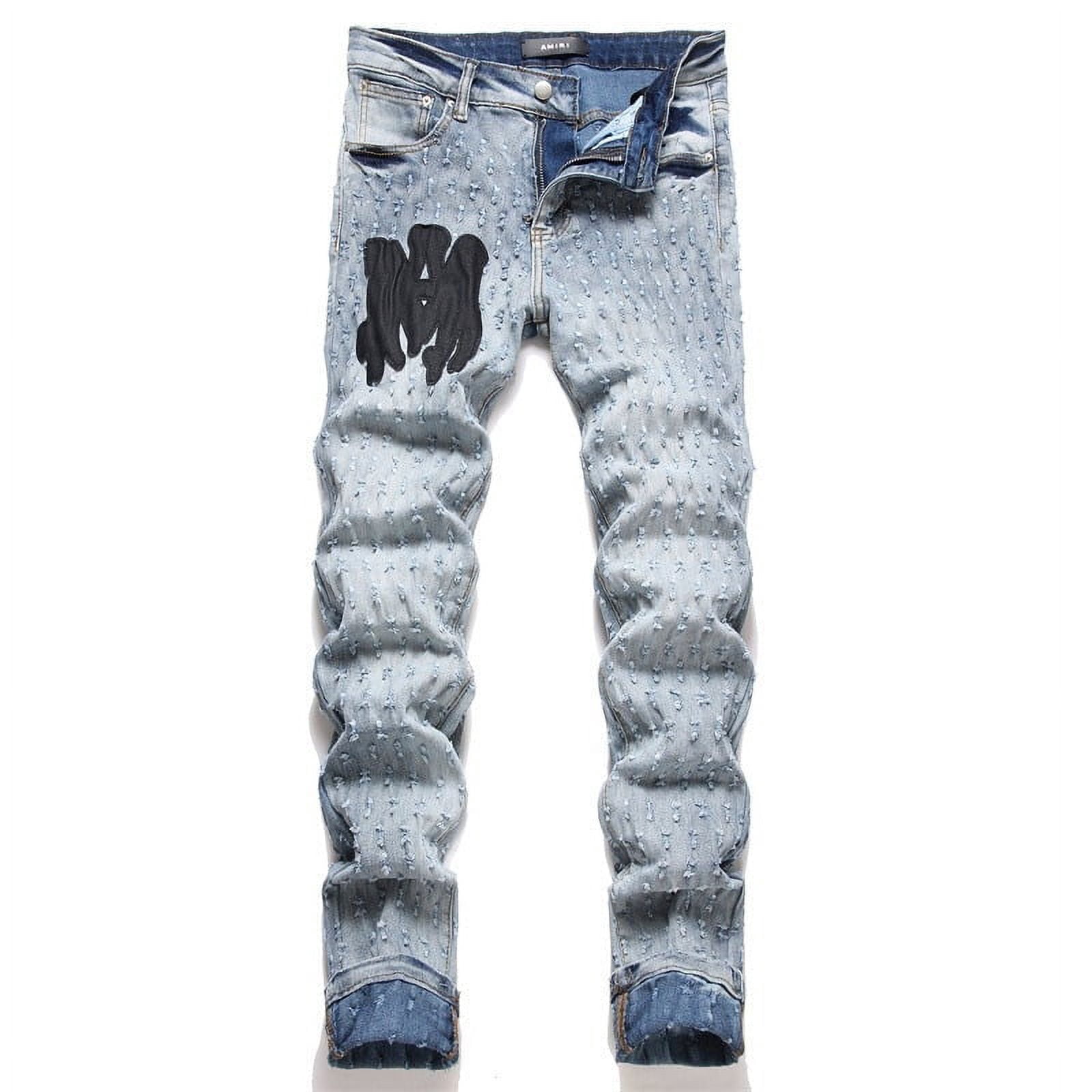 Jeans Skinny Uomo Crysp Denim Skywalker Biker Effetto Invecchiato - Taglia 34