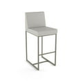 thumbnail image 1 of Amisco Derry 26 In. Counter Stool - Light Grey Polyester / Grey Metal, 1 of 9