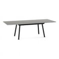 thumbnail image 1 of Amisco Faber Thermo Fused Laminate Wood and Metal Dining Table in Black/Gray, 1 of 7