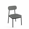 thumbnail image 1 of Amisco Orly Dining Chair - Grey Beige Fabric/Black, 1 of 9