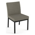 thumbnail image 1 of Amisco Perry Dining Chair - Beige & Black Tweed Fabric / Black Metal (Set of 2), 1 of 9