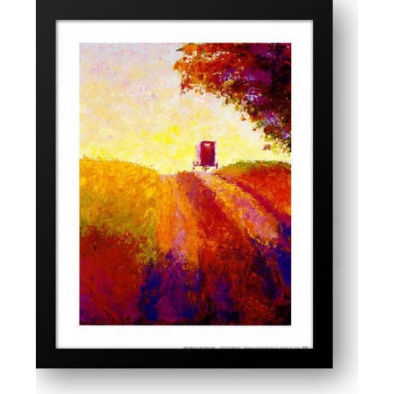 Amish Buggy 15x18 Framed Art Print by Wells-hess, Gail