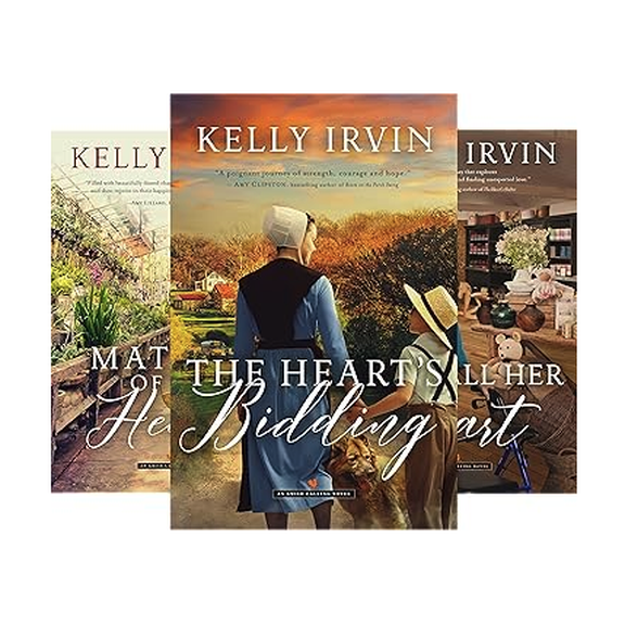 Amish Calling Books 1-3 : With All Her Heart; Matters Of The Heart; The Heart's Bidding by Kelly Irvin (Paperback)