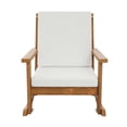 thumbnail image 1 of Amish Casual Deep Seated Rocking Chair, Oak Stain, 1 of 8