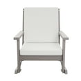 thumbnail image 1 of Amish Casual Deep Seated Rocking Chair, Semi Solid Grey Stain, 1 of 8