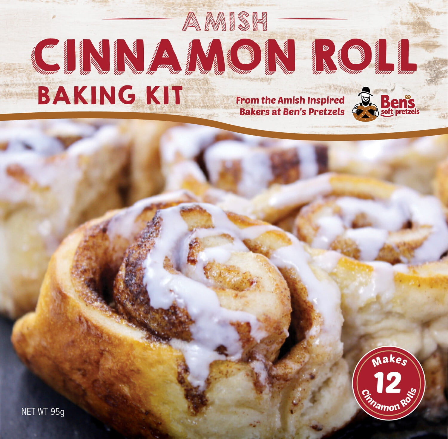 Amish Cinnamon Roll Baking Kit- 2Pk.