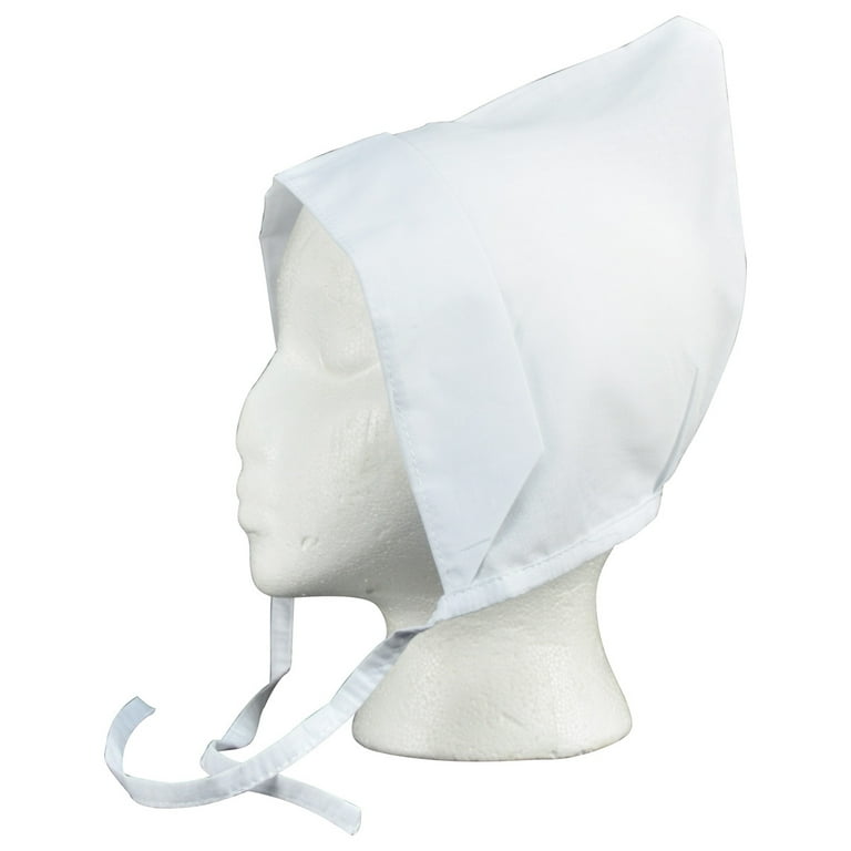 White Amish Coif Costume Theatre Prop Hat White Amish Coif Costume Theatre Prop Hat