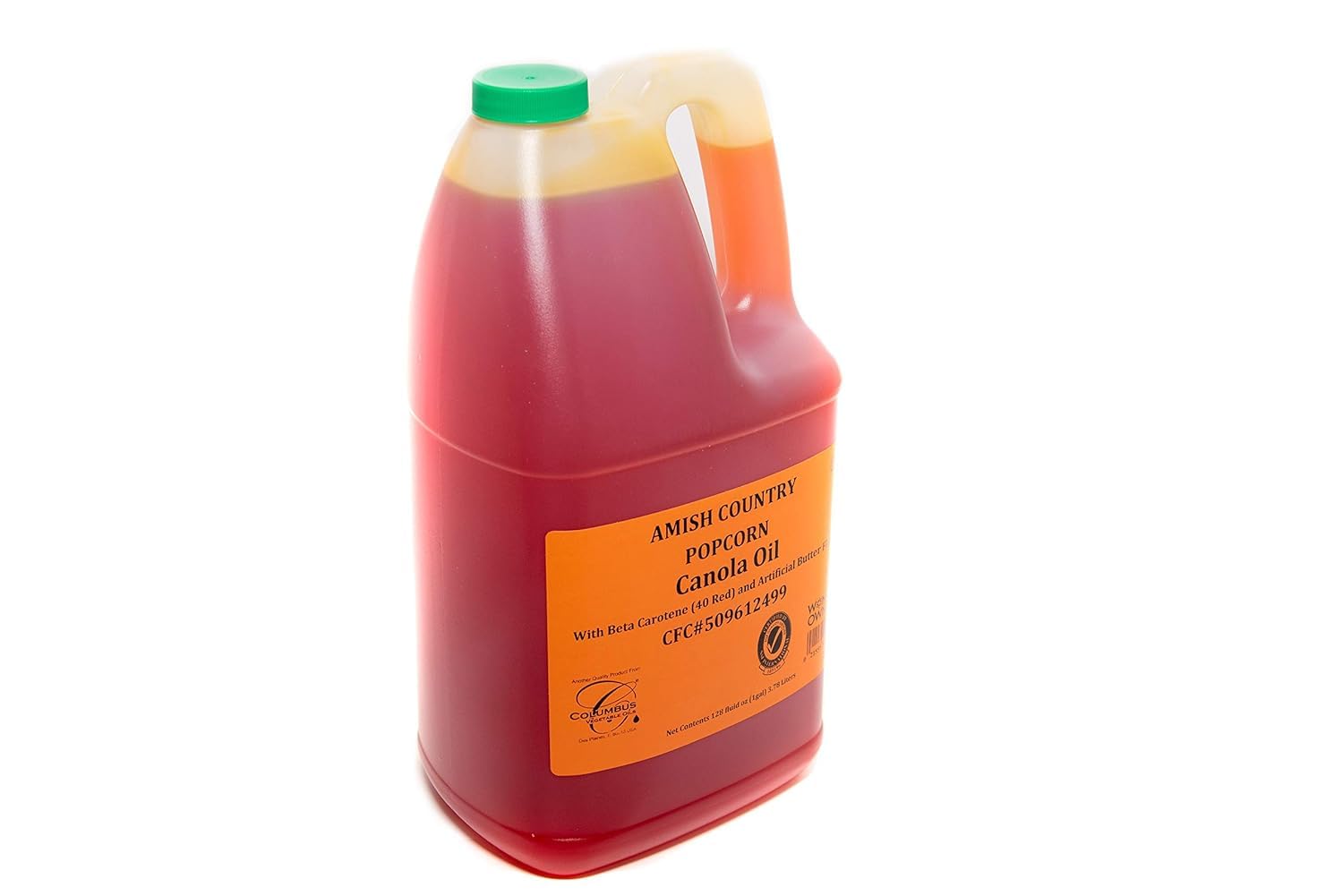 Amish Country Popcorn Butter Flavored Canola Oil 1 Gallon