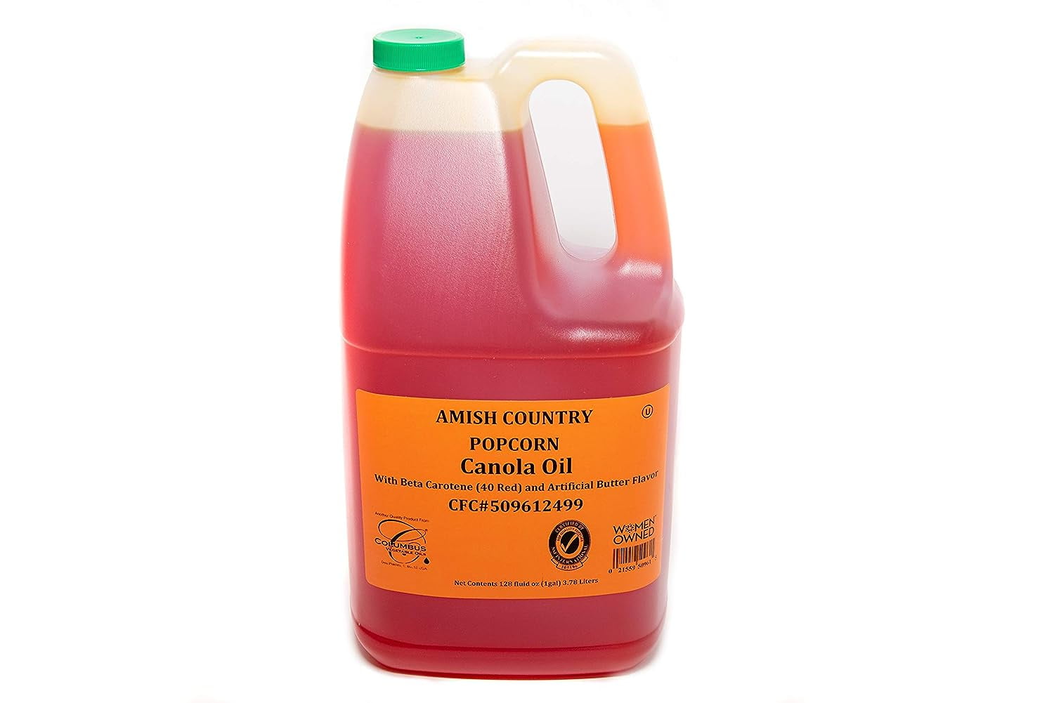 Amish Country Popcorn Butter Flavored Canola Oil 1 Gallon