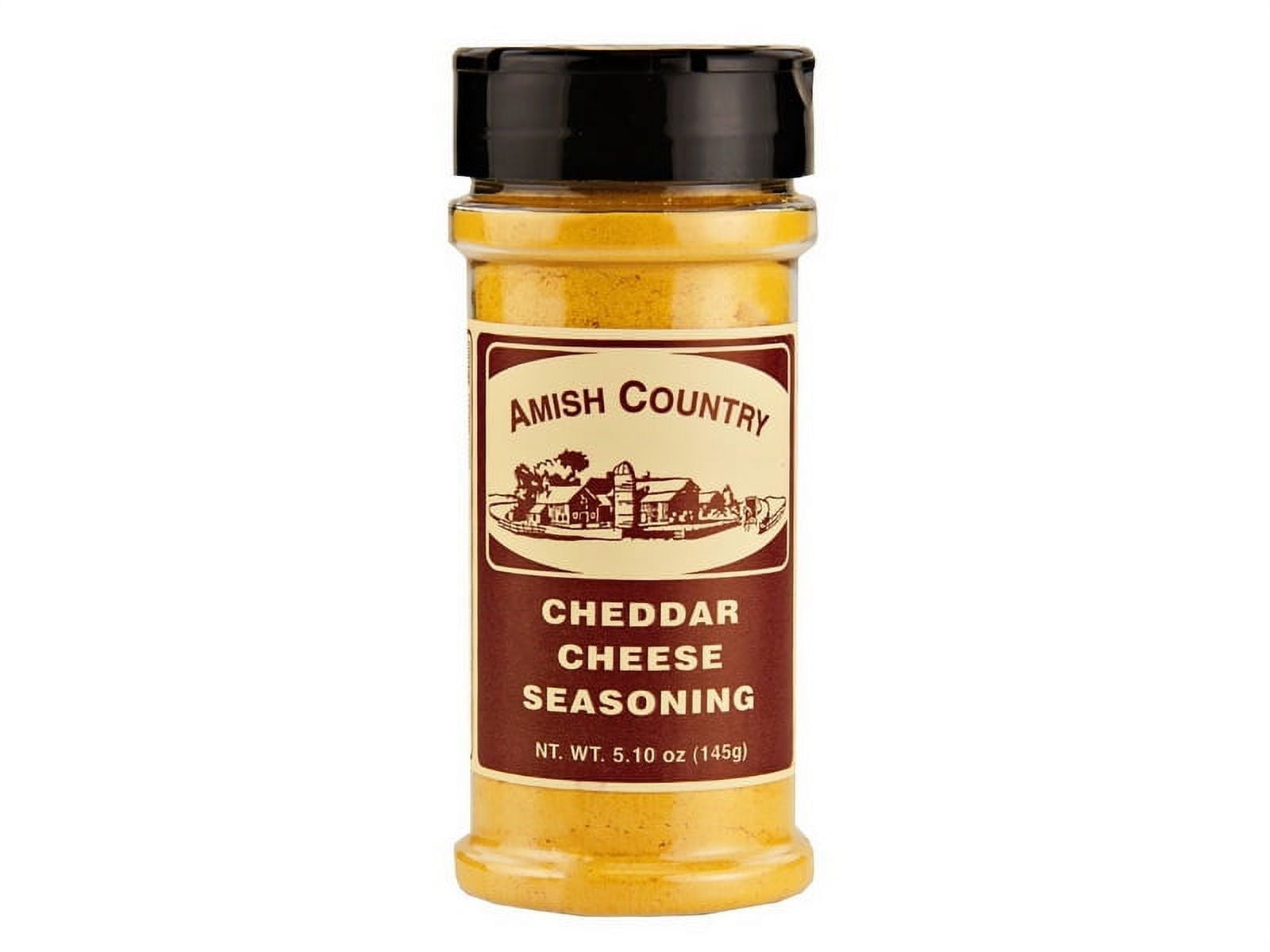 Amish Country Popcorn | Cheddar Cheese Popcorn Seasoning - 5.1 oz | Old Fashioned, Non-GMO and Gluten Free