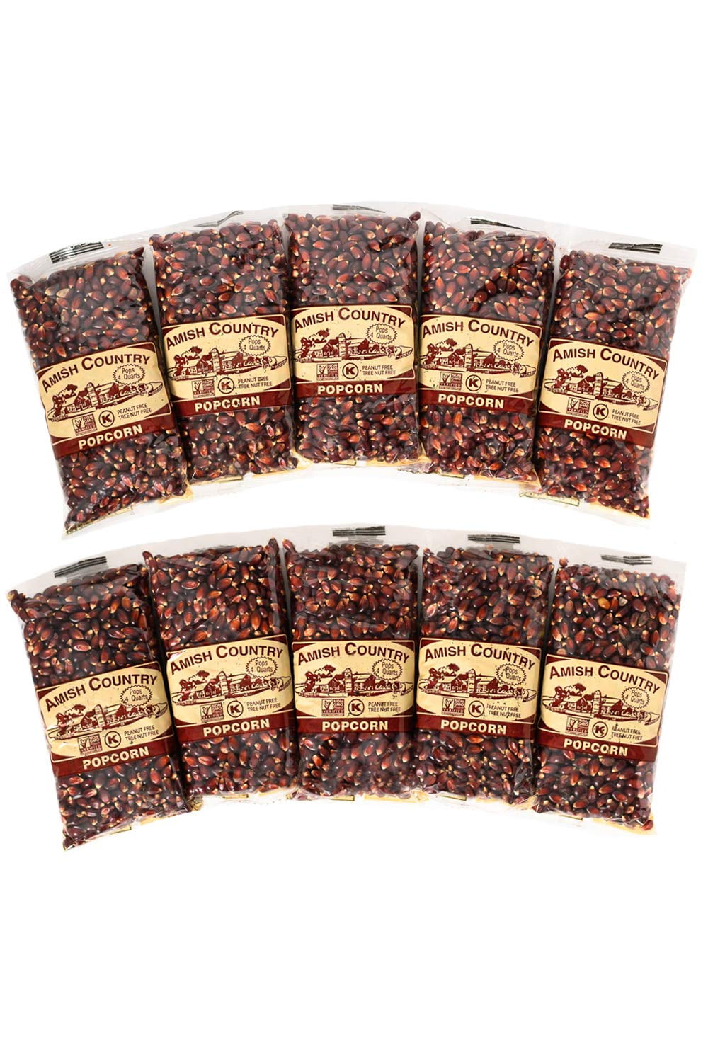 Amish Country Popcorn MMF7 104 Ounce Bags Red Kernels Old