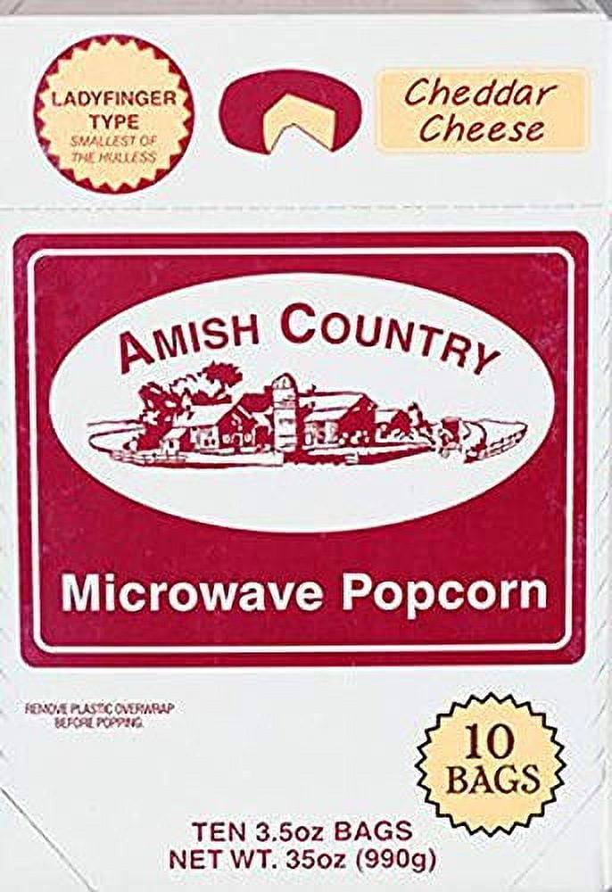 Amish Country Popcorn Old Fashioned Microwave Popcorn 10 Bags