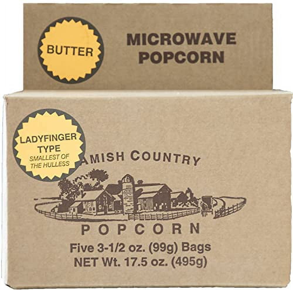 Amish Country Popcorn Old Fashioned Microwave Popcorn NonGMO