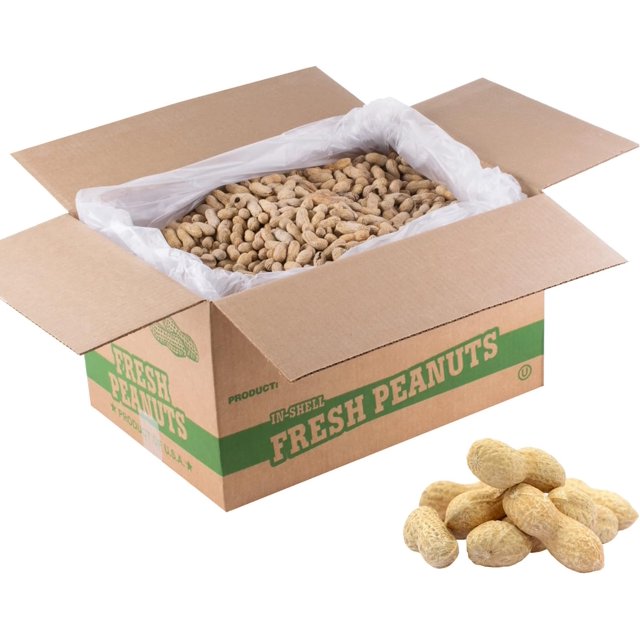 Amish EcoFarm Bulk Raw Peanuts in Shell, Virginia Grown by Hamptons