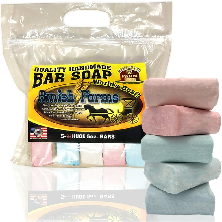 Amish Farm Soap 5-Bar Bag - White with fragrance — Wild's Creek & Co.