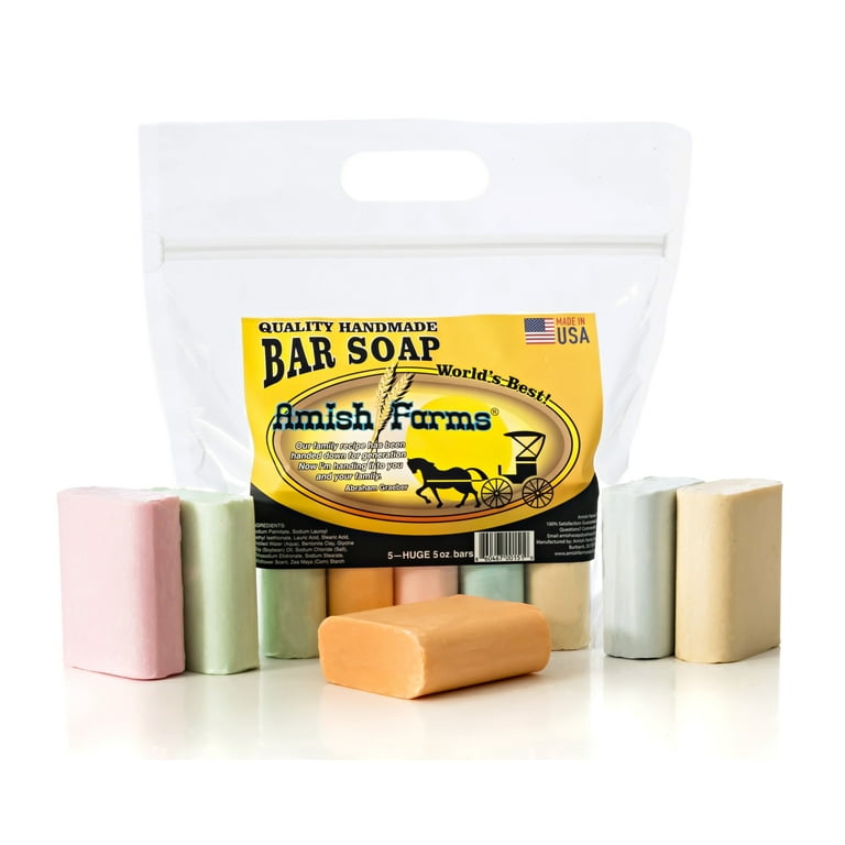 Amish Farms Vegan Bar Soap, Wildflower Scent, Natural, Paraben 