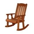 thumbnail image 1 of Amish Heavy Duty 600 Lb Mission Pressure Treated Rocking Chair (Cedar Stain), 1 of 10