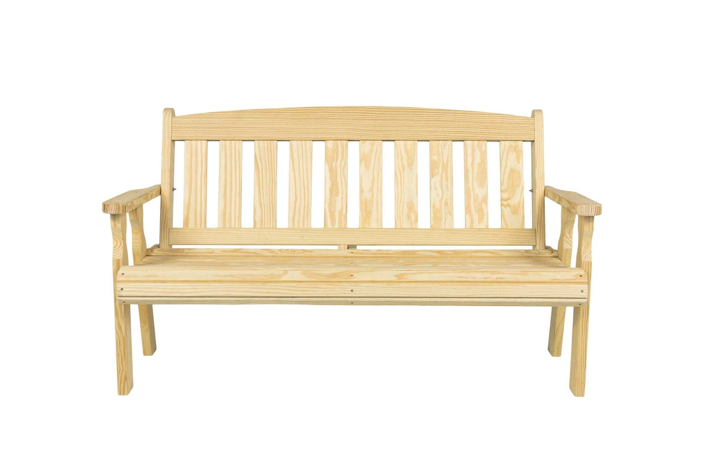 Amish Heavy Duty 800 Lb Mission Pressure Treated Garden Bench(4 Foot ...