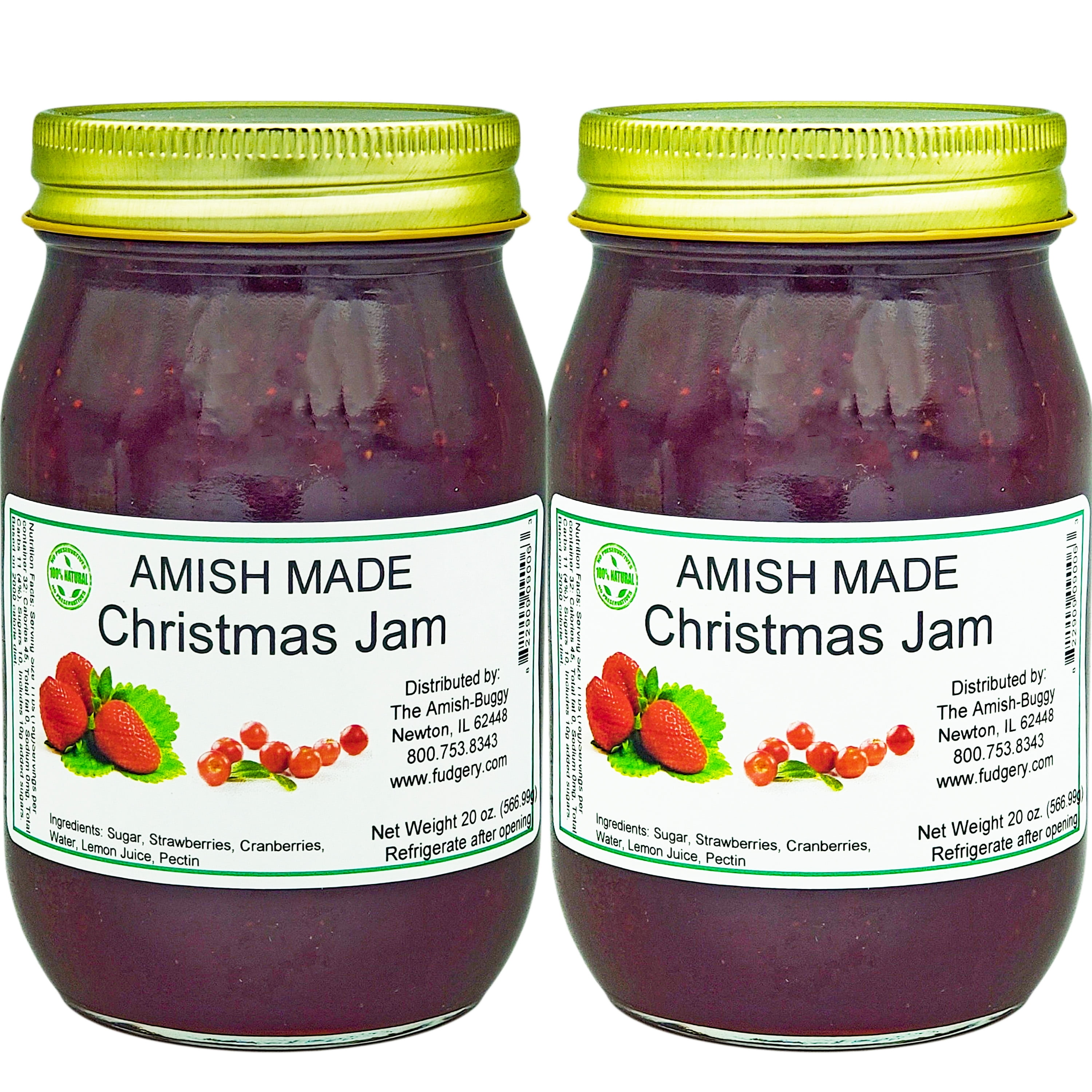 Amish Made Christmas Jam 18 oz.