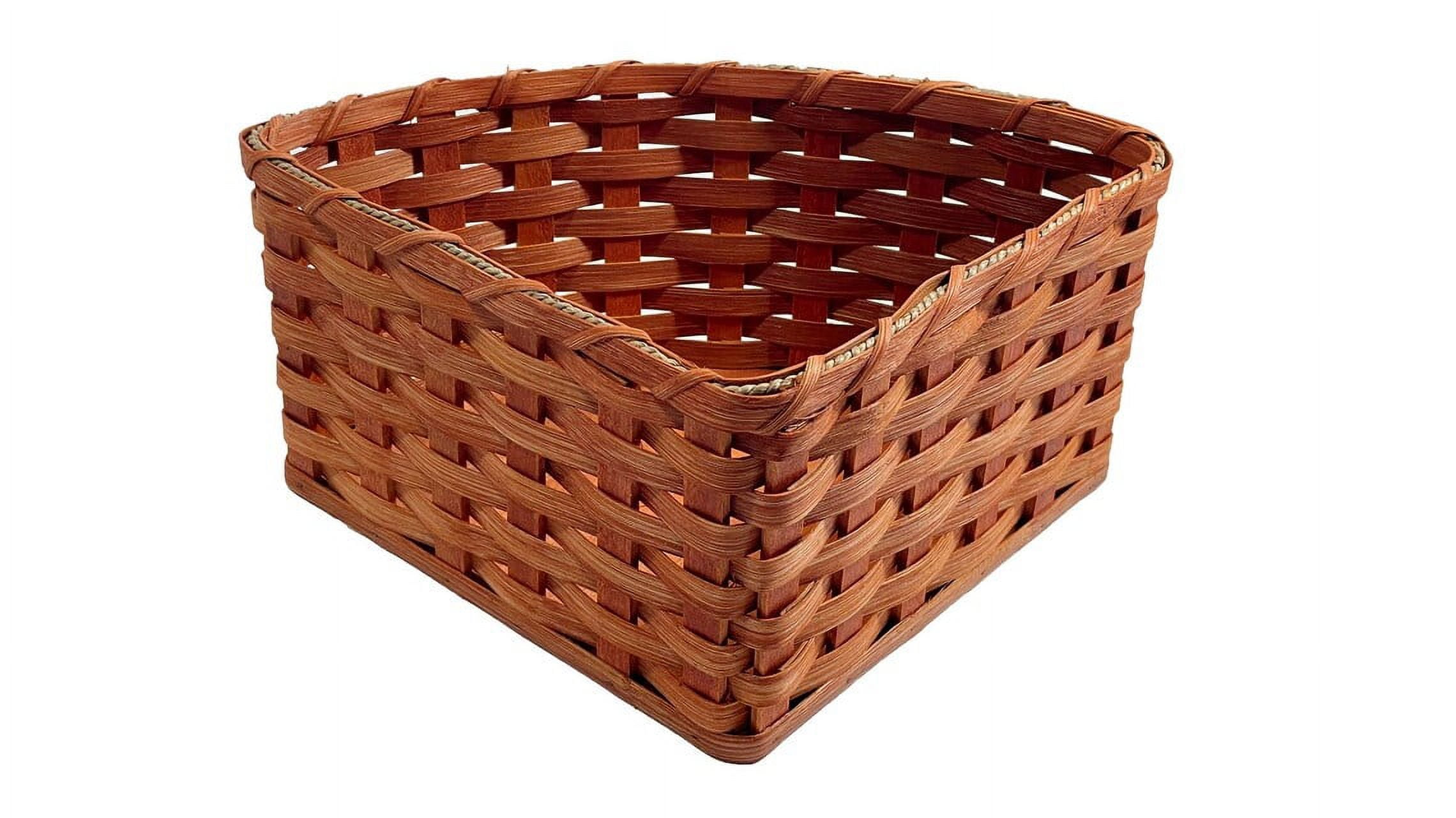 Amish Made Corner Storage Basket - Small-Medium-Large