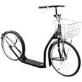 thumbnail image 1 of Amish-Made Deluxe Kick Scooter Bike - 20" Wheel Youth/Adult Size Black, 1 of 4