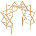 thumbnail image 1 of Amish Made Extra Large Wooden Arch Floor Clothes Dryer 49 Linear Feet Dry Space, 1 of 2