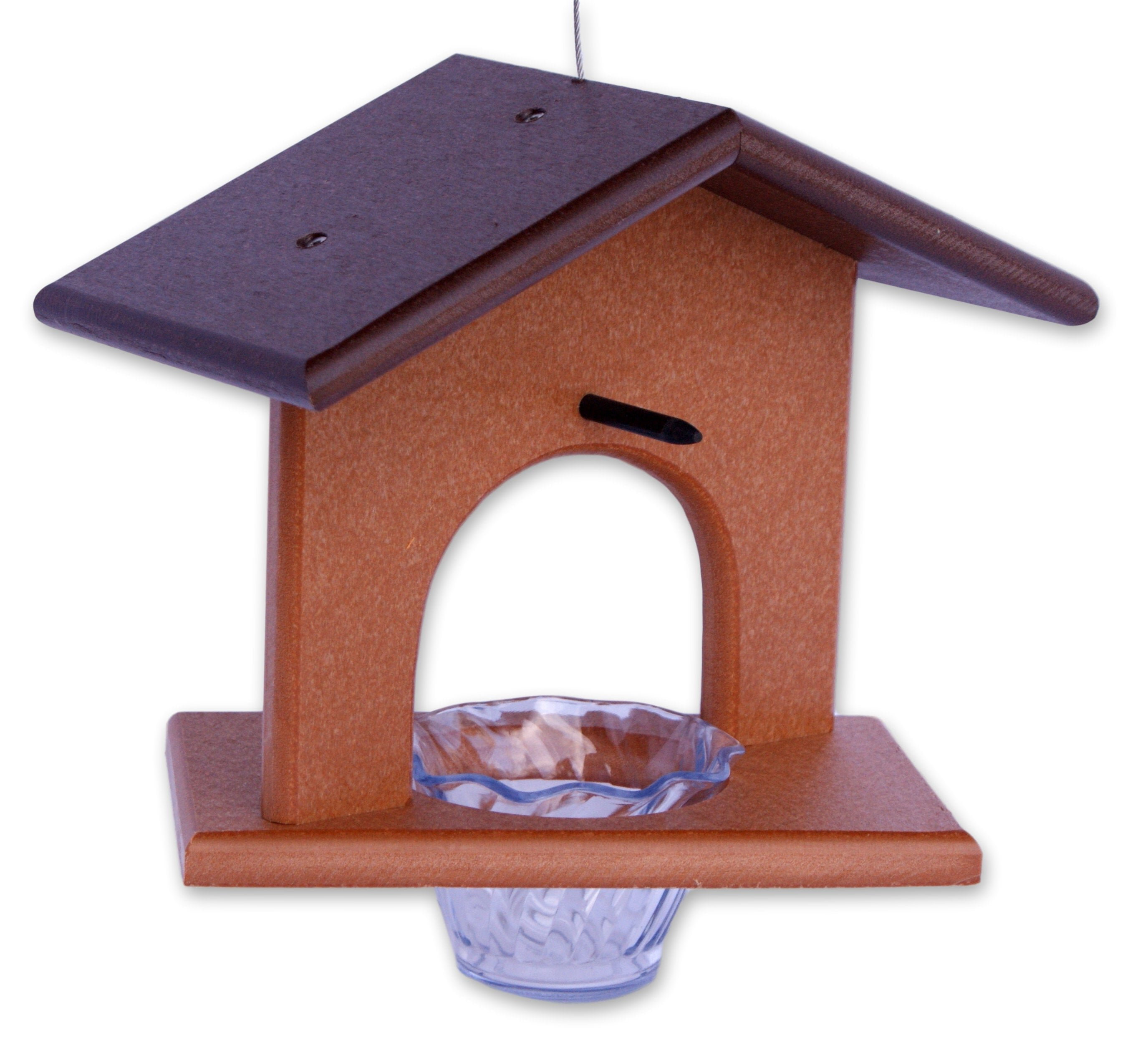 AmishMade Oriole Bird Jelly Feeder, EcoFriendly Poly Lumber Hanging