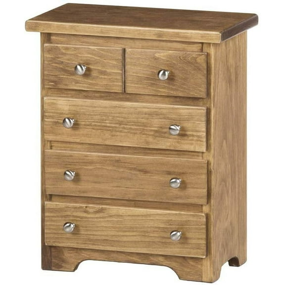 Amish-Made Wooden Rebekah's Collection Doll Chest of Drawers (Harvest)