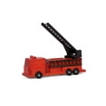 thumbnail image 1 of Amish-Made Wooden Toy Ladder Fire Truck Large, Red, 1 of 2