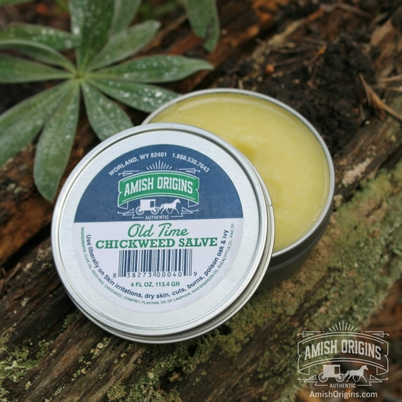 Amish Origins, Old Time Chickweed Salve, 2 fl oz (56.7 gr)