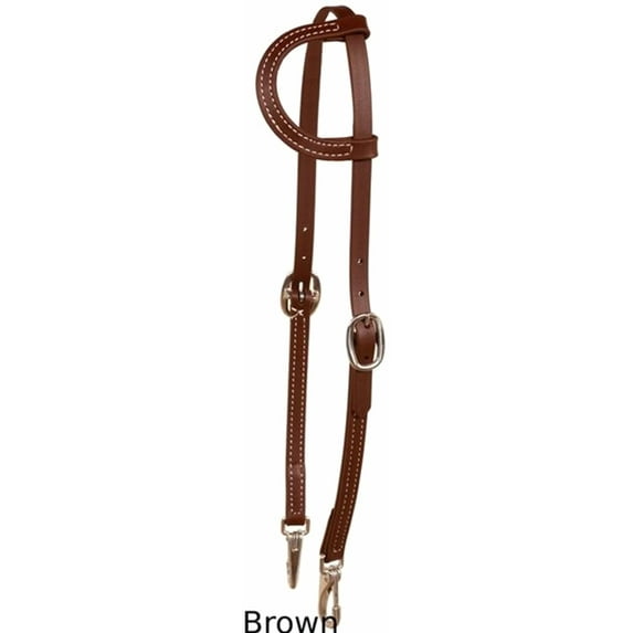 Challenger USA Horse Tack Western Beta PU Vegan Leather Made In USA Thoroughbred Noseband 975BE151BR
