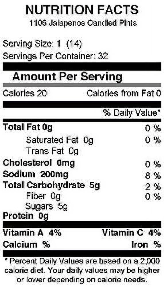 Amish Wedding Candied Jalapeno Peppers,15 oz Glass Jars (2 Jars