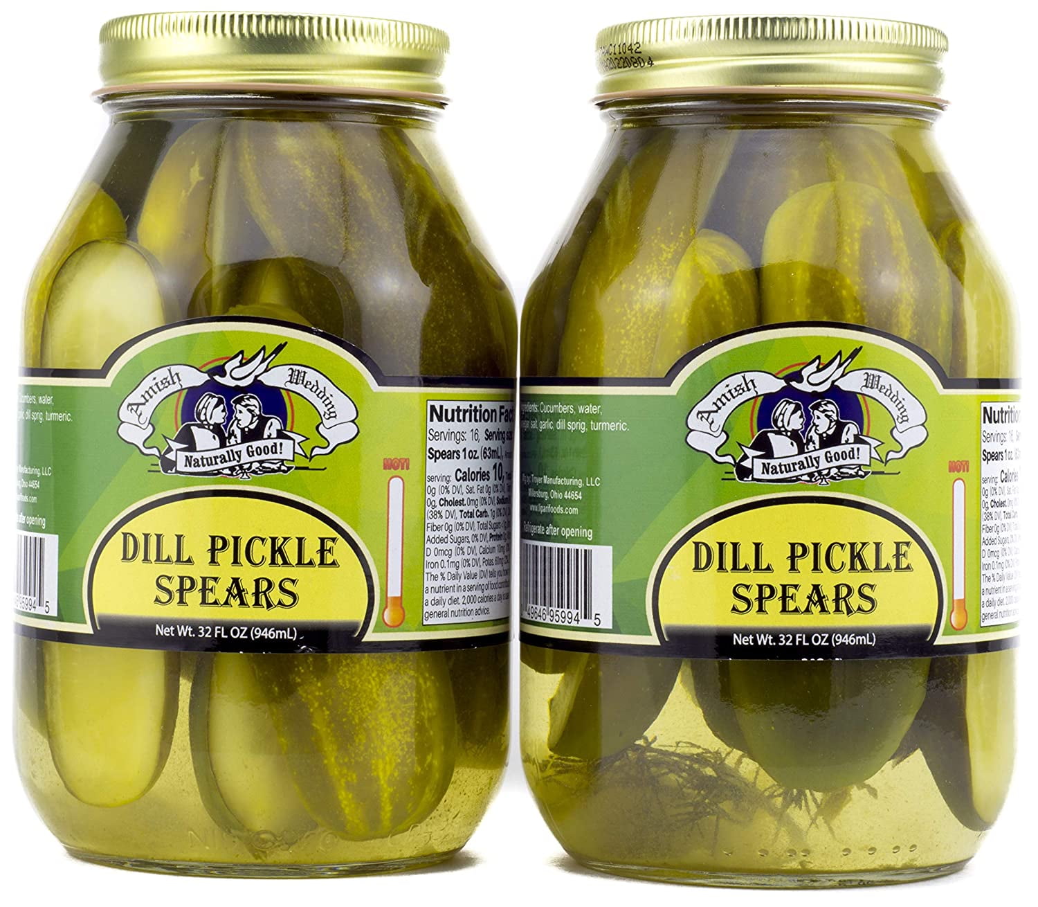 Dill Pickle Spears - 4 Flavor Gift Pack – Copper Pot & Wooden Spoon