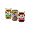 thumbnail image 1 of Amish Wedding Hot Green Tomato, Hot Pepper & Sweet Pepper Relishes, Variety 3-Pack 15 oz. Jars, 1 of 1