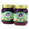 Amish Wedding No Sugar Added Muscadine Grape Jelly 9 Ounces (Pack of 2