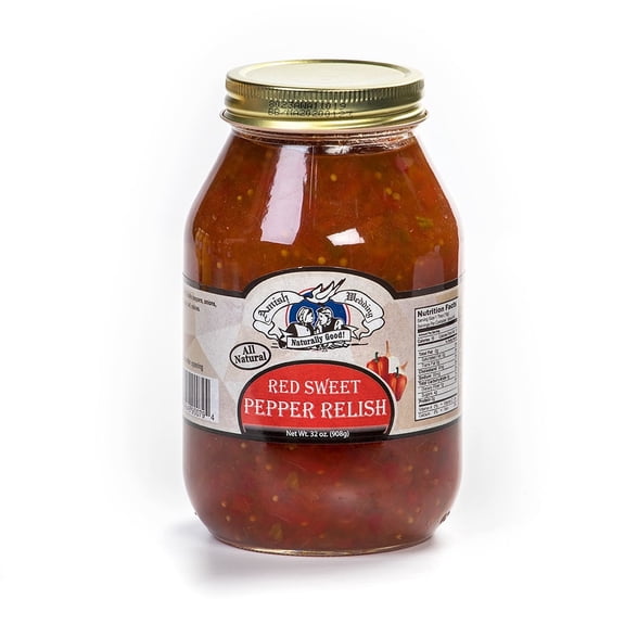 Amish Wedding Red Sweet Pepper Relish, 32 oz
