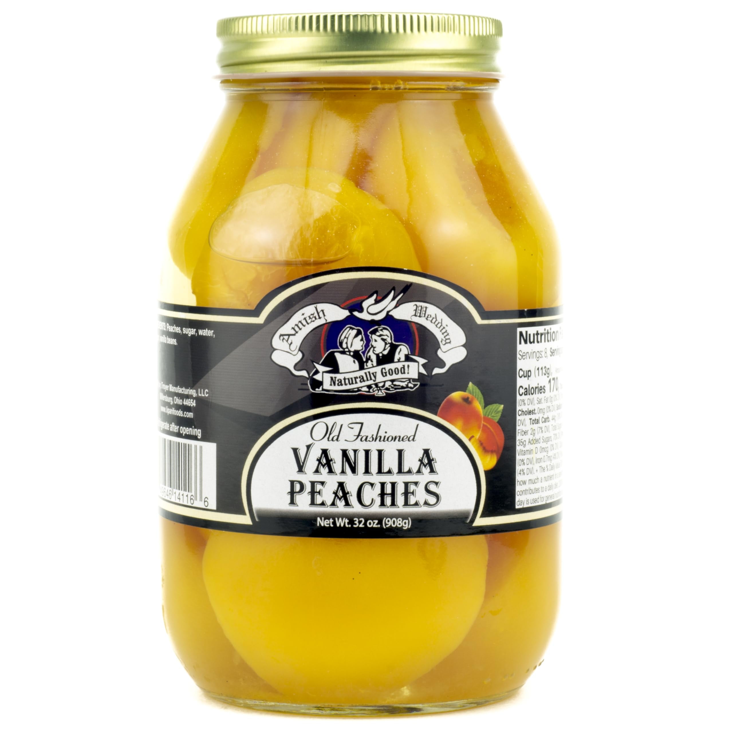Amish Wedding Vanilla Peach Halves 32oz