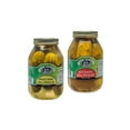 thumbnail image 1 of Amish Wedding Whole Baby Dill & Whole Hot Baby Dill Pickles 32 oz. Jars Variety 2-Pack, 1 of 1