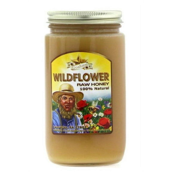 Amish Wildflower Honey Raw 1LB