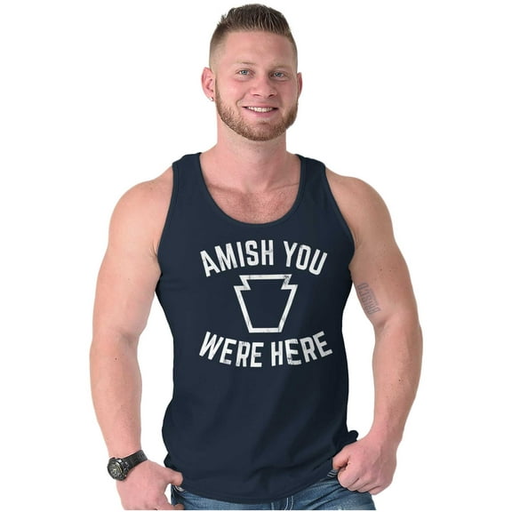 Amish You Were Here Pennsylvania Plus Size Graphic Tank Top Brisco Brands 2X