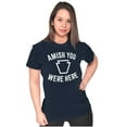 thumbnail image 1 of Amish You Were Here Pennsylvania Womens Slim Fit Graphic Tee Brisco Brands S, 1 of 5