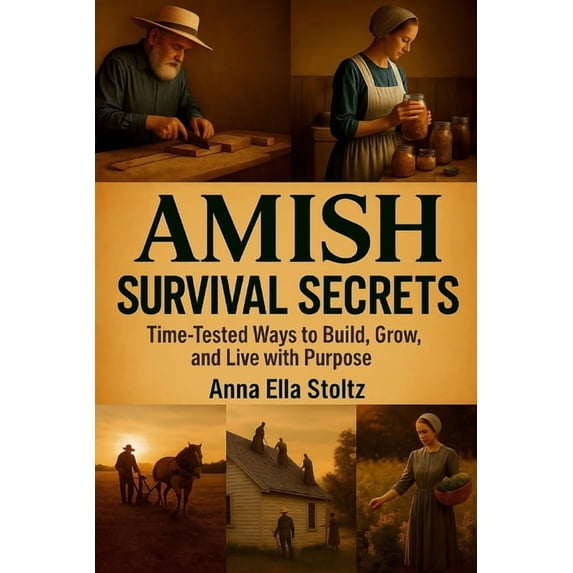 Amish survival secrets: Time-Tested Ways to Build, Grow, and Live with Purpose, (Paperback)