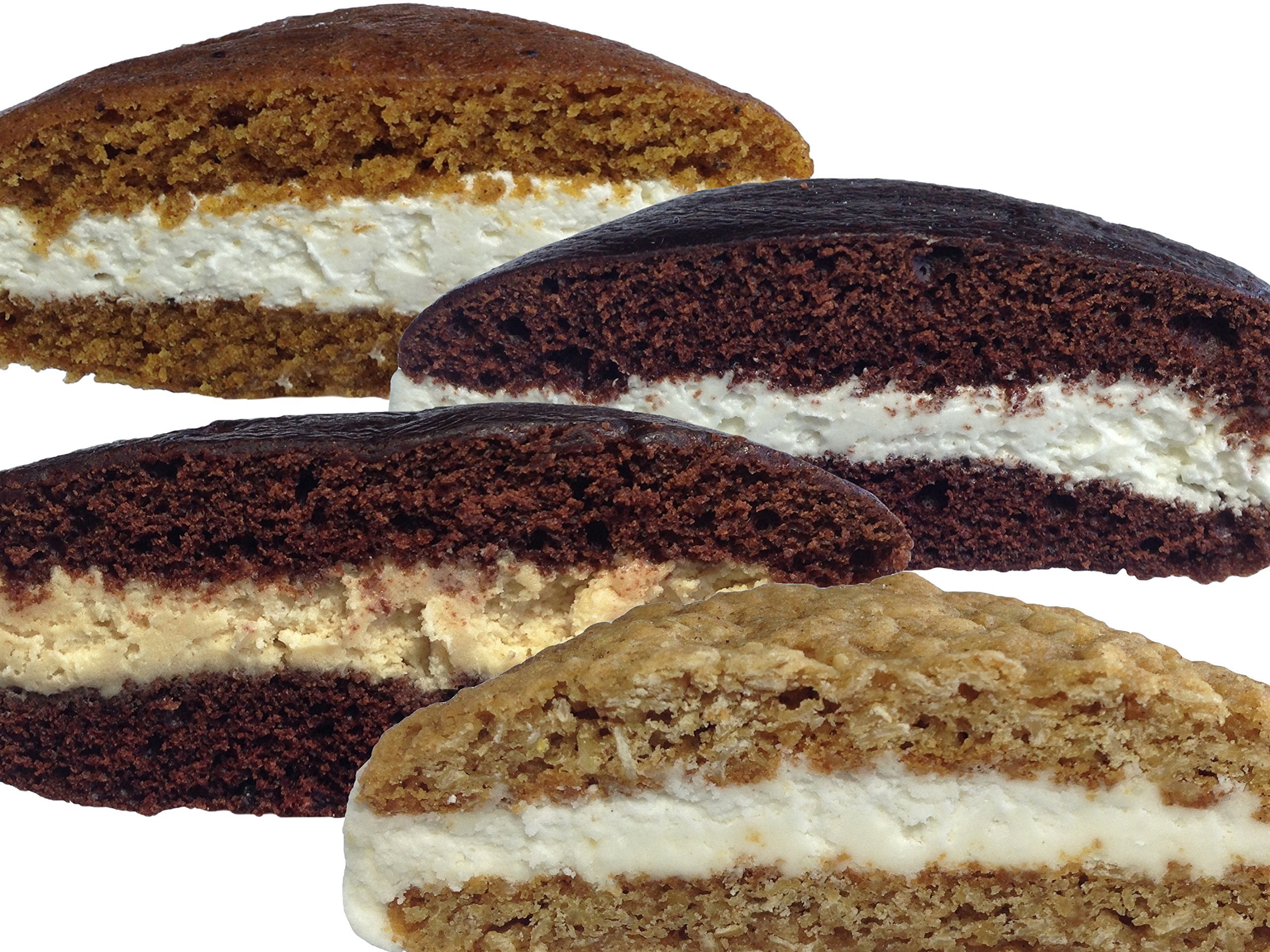 AmishTastes Bird-in-Hand Bake Shop Homemade Whoopie Pies, Variety Pack, Favorite Amish Food Pack of 24, 12 Count Pack of 2