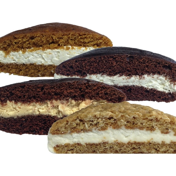 AmishTastes Bird-in-Hand Bake Shop Homemade Whoopie Pies, Variety Pack, Favorite Amish Food Pack of 24, 12 Count Pack of 2